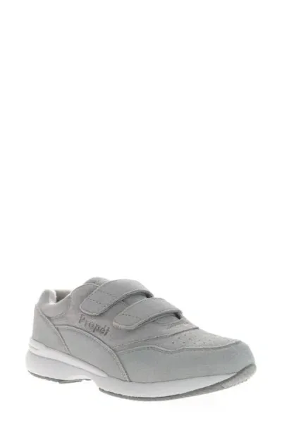 Propét Tour Walking Sneaker In Grey Suede