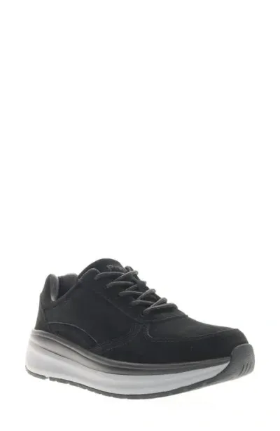 Propét Ultima Sneaker In Black Suede