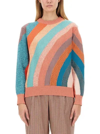 Ps By Paul Smith Cotton Jersey In Multicolour