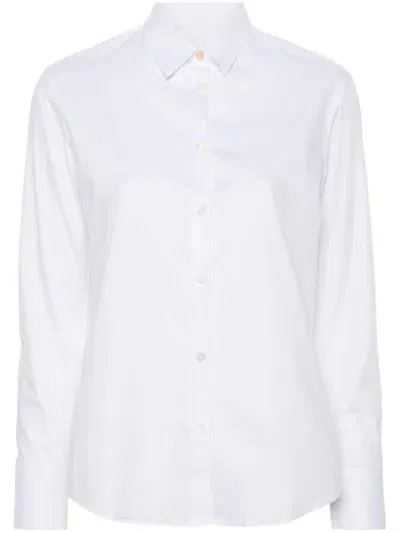 Ps By Paul Smith Cotton Shirt In White