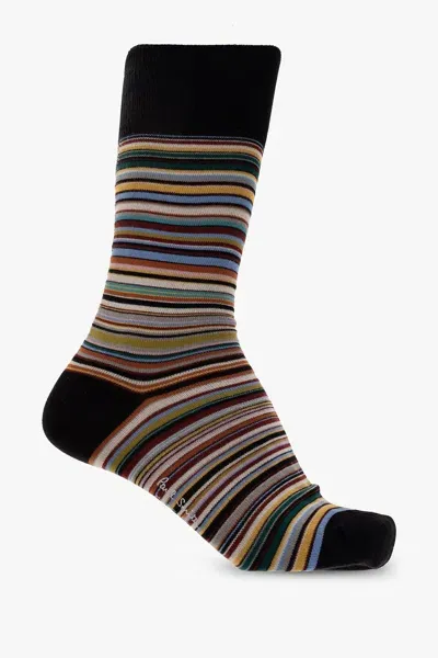 Ps By Paul Smith Cotton Socks In Multicolour