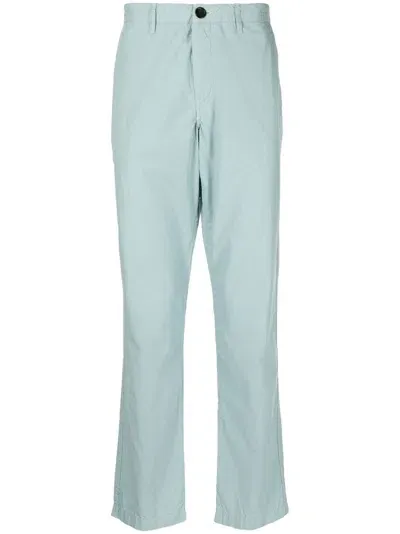 Ps By Paul Smith Four-pocket Cotton Chinos In Blue