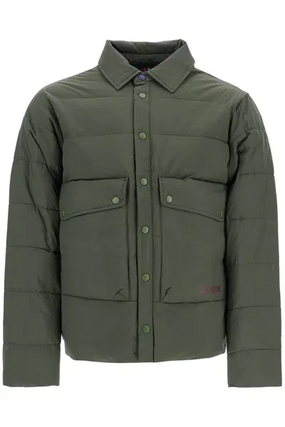 Ps By Paul Smith Lightweight Recycled Nylon Down Jacket In Khaki