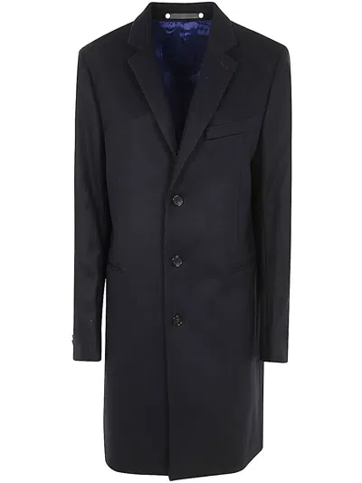 Ps By Paul Smith Mens Coat In Dark Navy