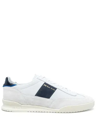 Ps By Paul Smith Mens Shoe Dover Sneakers In Weiss