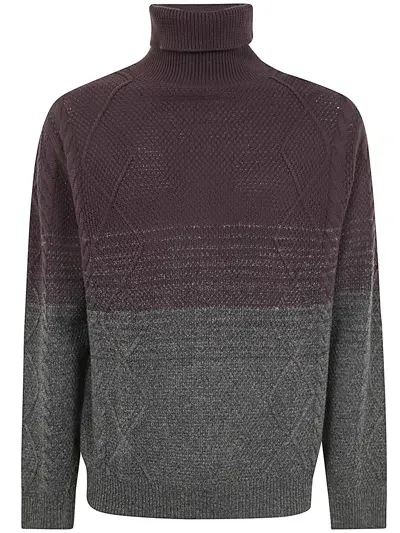 Ps By Paul Smith Mens Sweater Roll Neck In Nude & Neutrals