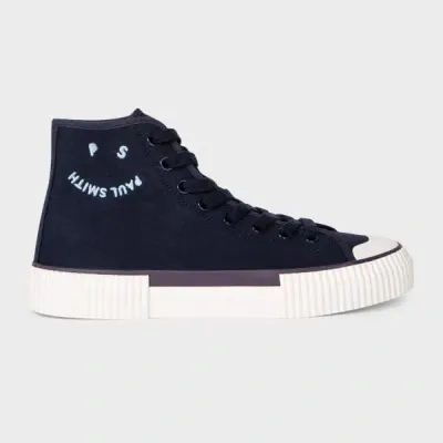 Ps By Paul Smith Navy Kibby Sneakers In Blue