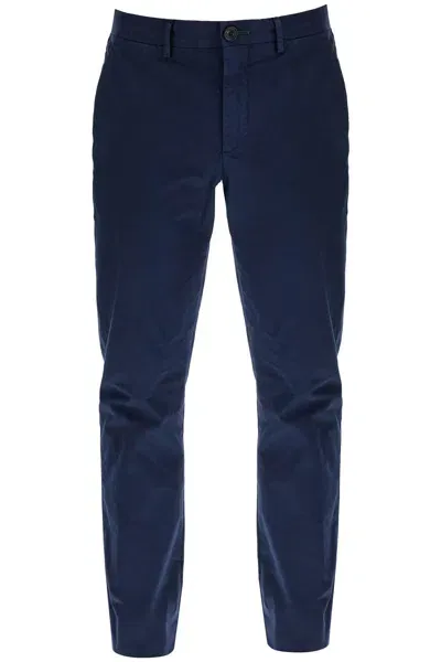 Ps By Paul Smith Pantaloni Chino In Cotone Organico In Blue