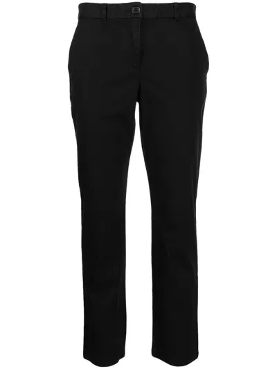 Ps By Paul Smith Slim-cut Brushed Chinos In Black