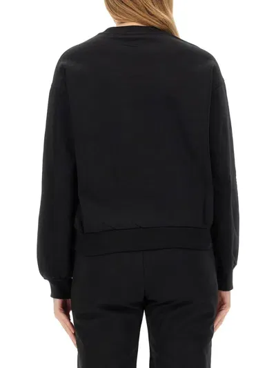 Ps By Paul Smith Sweatshirt With Zebra Patch In Black