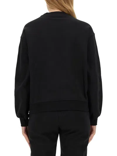 Ps By Paul Smith Swirl Logo Sweatshirt In Black