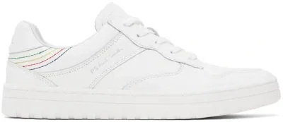 Ps By Paul Smith White Leather Liston Sneakers In 01 Whites