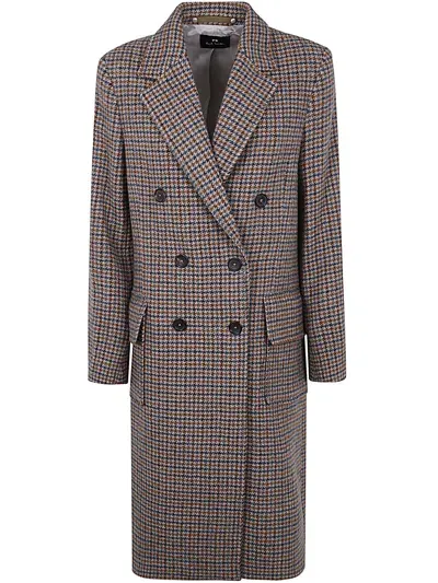 Ps By Paul Smith Womens Coat In Multicolour