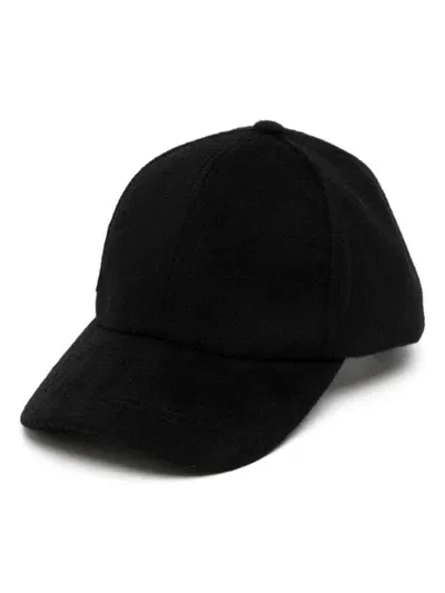 Ps By Paul Smith Wool Hat With Striped Insert In Black