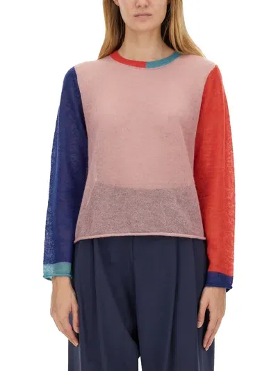 Ps By Paul Smith Wool Jersey. In Multicolour