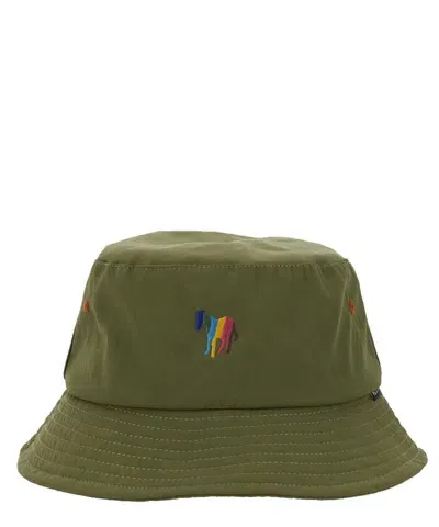 Ps By Paul Smith Zebra Hat In Green