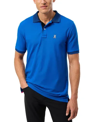 Psycho Bunny Bradford Pique Polo Shirt In Blue