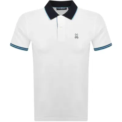 Psycho Bunny Cambridge Polo T Shirt White