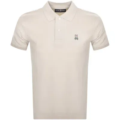 Psycho Bunny Classic Polo T Shirt Cream