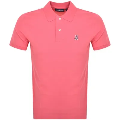 Psycho Bunny Classic Polo T Shirt Pink