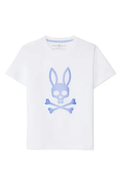 Psycho Bunny Kids' Norwood Graphic T-shirt In White