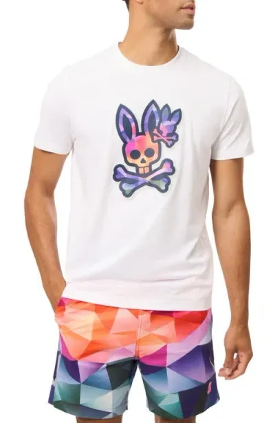 Psycho Bunny Randolph Graphic T-shirt In White