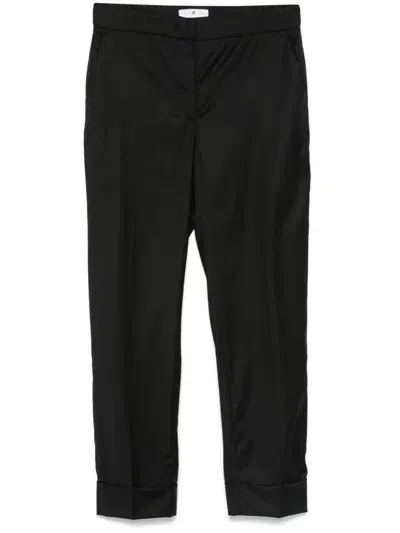 Pt Torino Andrea Stovepipe Trousers In Black