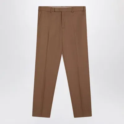 Pt Torino Desert-coloured Trousers In Beige