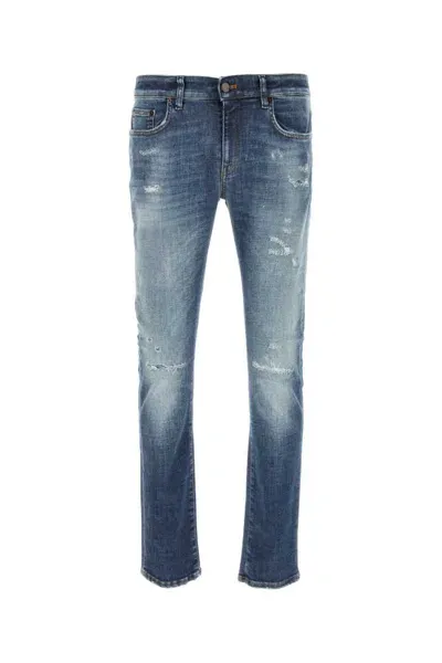 Pt Torino Jeans-37 Nd  Male In Blue