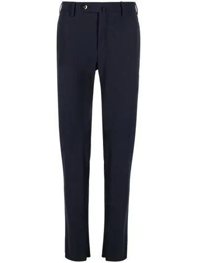 Pt Torino Mid-rise Skinny-cut Trousers In Blue