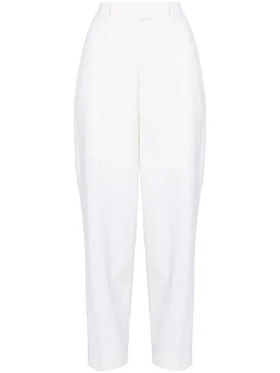 Pt Torino Pleat-detailing Trousers In White