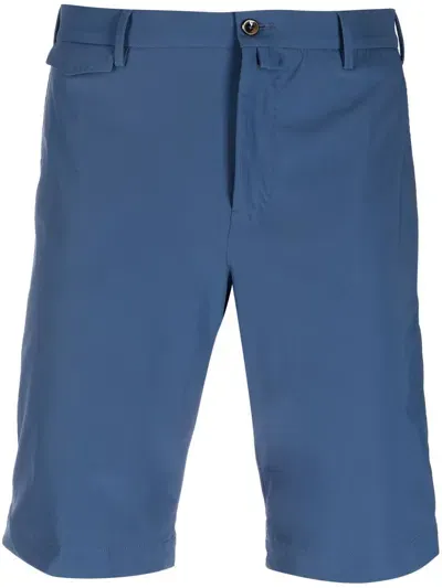 Pt Torino Tailored Stretch Shorts In Blue