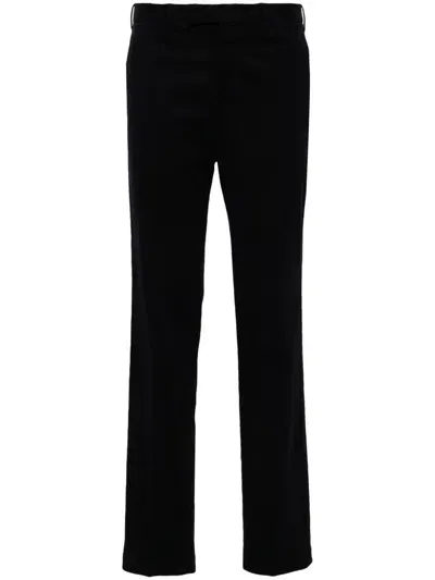 Pt Torino Twill Tailored Trousers In Blue