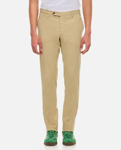 Pt01 Slim Trousers In Brown