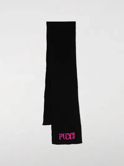 Pucci Scarf  Kids Color Black In Schwarz