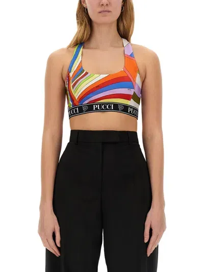 Pucci Top With Print In Multicolour