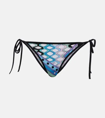 Pucci Vivara Printed Bikini Bottoms In Multicoloured