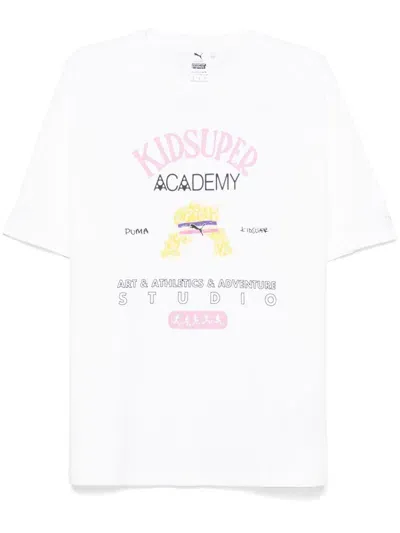 Puma X Kidsuper Graphic-print T-shirt In White