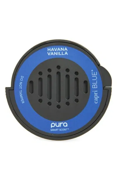 Pura X Capri Blue Havana Vanilla Car Fragrance Refill In Black