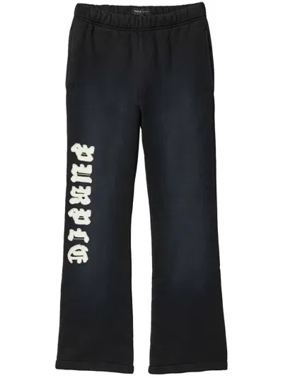 Purple Brand Gothic Sweatpants In Black