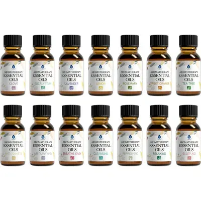 Pursonic 14 Pack Aromatherapy Essential Oil Gift Set. In Multicolor