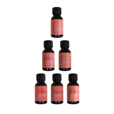 Pursonic 6 Pack Of Aromatherapy Essential Oils In Multicolor