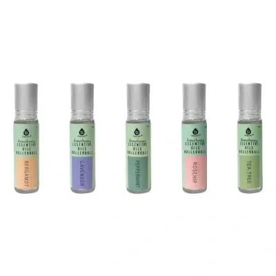 Pursonic Aromatherapy Essential Oils Rollerballs In Multicolor