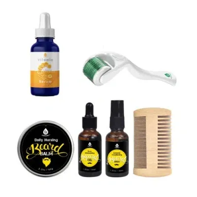 Pursonic Beard Care Grooming Kit In Multicolor