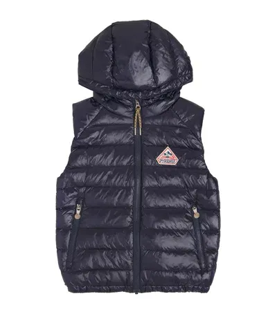 Pyrenex Kids' Down-filled Cheslin Gilet In Navy