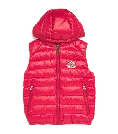 Pyrenex Kids' Down-filled Cheslin Gilet In Red