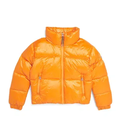 Pyrenex Kids' Down-filled Goldin Jacket In Yellow