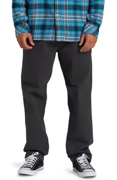 Quiksilver Dna Beach Organic Cotton Twill Pants In Tarmac