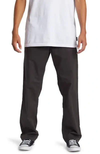 Quiksilver Dna Beach Organic Cotton Twill Pants In Tarmac