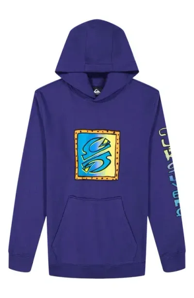 Quiksilver Kids' Super Radical Times Pullover Hoodie In Royal